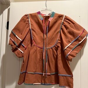 Entro Multicolor Boho Top